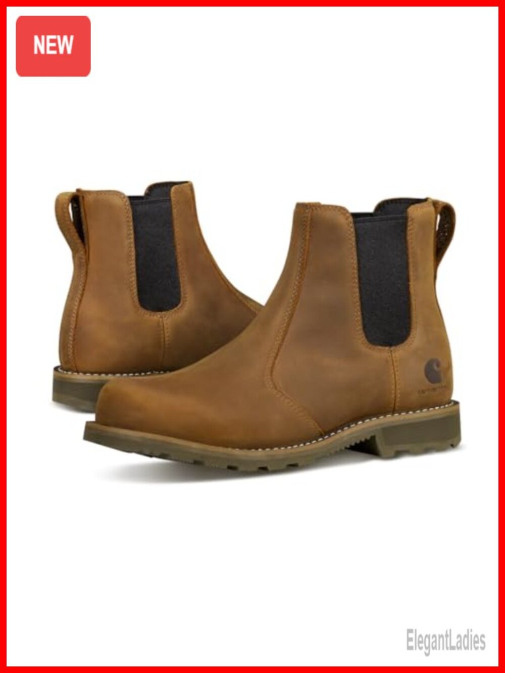 Carhartt Water-Resistant Steel Toe Chelsea Work Boots